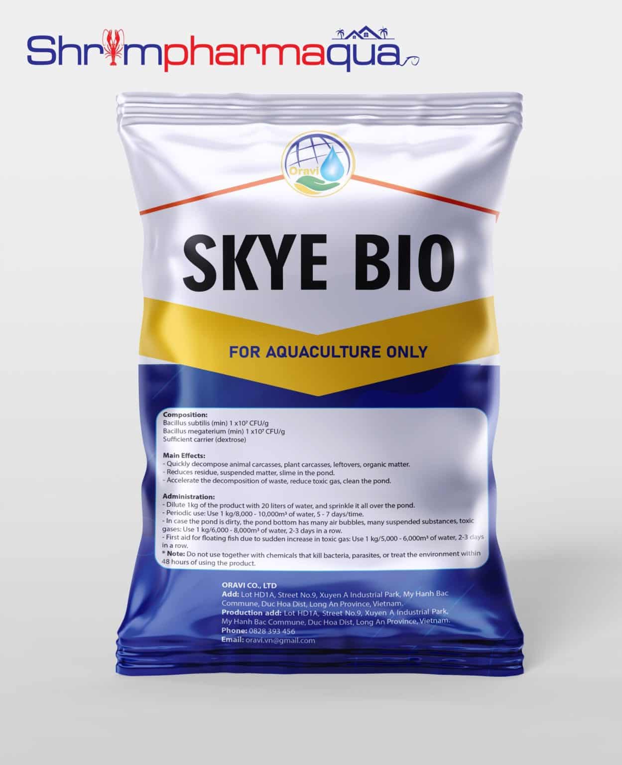 SKYE BIO - Men vi sinh làm sạch nước, đáy ao chuyên dùng
