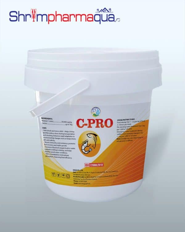 C-PRO Chống sốc, giảm stress, tăng sức đề kháng cho tôm