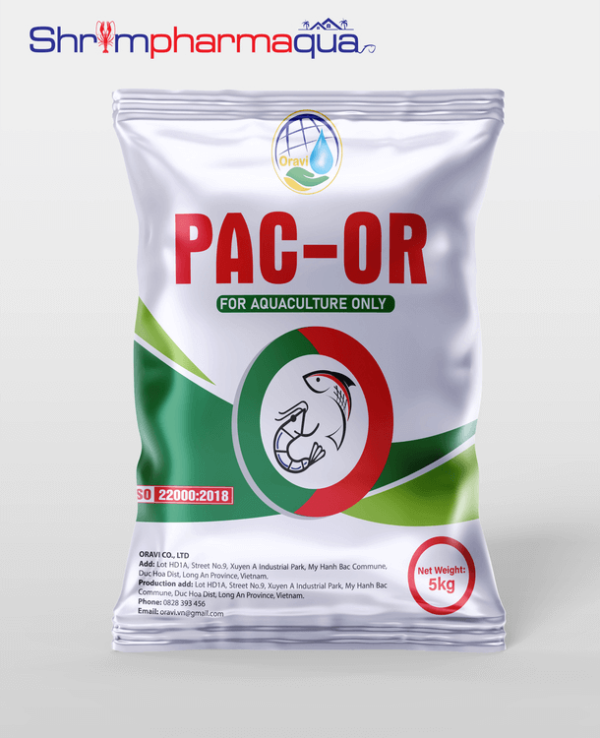 PAC-OR - Giúp lắng tụ, giảm lợn cợn nước ao.