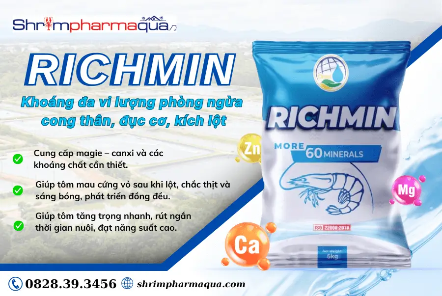 Khoáng đa vi lượng phòng ngừa cong thân, đục cơ, kích lột