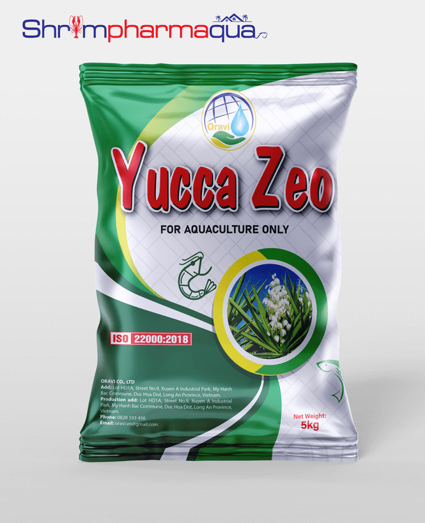 YUCCA ZEO - Hấp thu khí độc, làm sạch nước, ổn định tầng đáy ao.