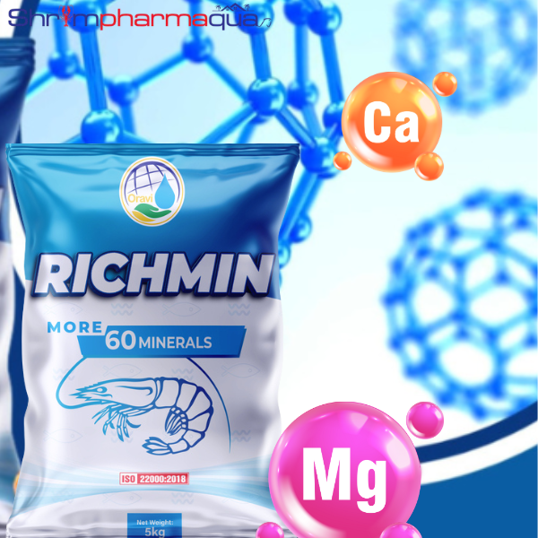 RICHMIN – KHOÁNG ĐA VI LƯỢNG TĂNG CƯỜNG KHOÁNG VÀ ACID MIN CHO TÔM